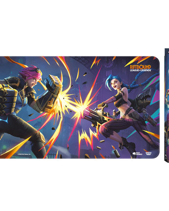 Riftbound Vendetta Playmat: Vi vs Jinx 