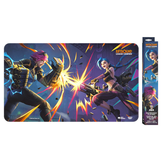 Riftbound Vendetta Playmat: Vi vs Jinx 