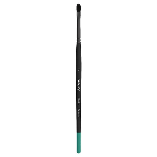 Shader Filbert Brush: Synthetic Flat No. 4 