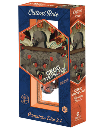 Vox Machina Adventure Dice - Grog Strongjaw 