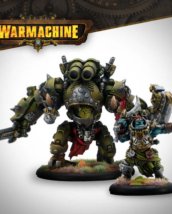 Warmachine Southern Kriels Kithguard Journeyman & Ramhead 