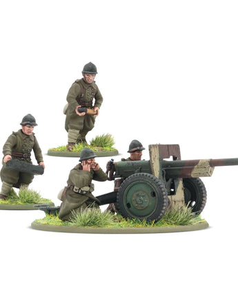 Bolt Action French Army 75mm Light Artillery 
