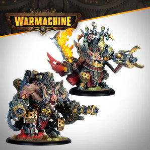 Warmachine Emperor Carver Ultimus Esquire III & War Boar MMD47 