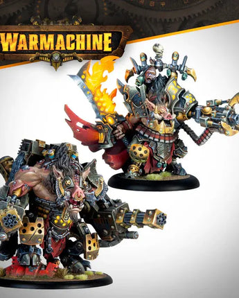 Warmachine Emperor Carver Ultimus Esquire III & War Boar MMD47 