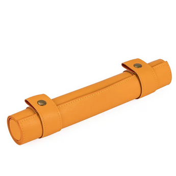 Burnt Yellow Roll Up Leatherette Dice Mat 