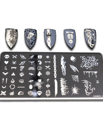 Classic Stampin' Plates - Zambies 001 