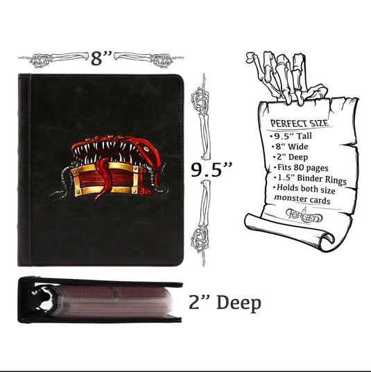Curiosities Cache D&D Card book (Mimic Edition) 