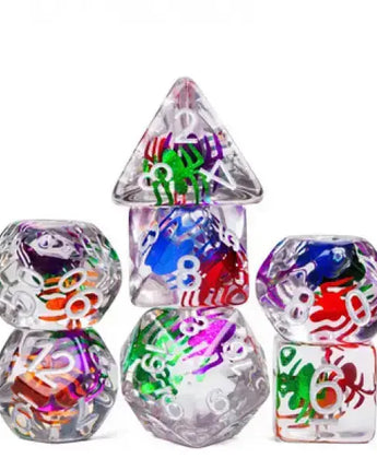 Foam Brain Inclusion Dice RPG Dice Set (7) - Pegasus
