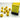 Chessex Dice: Opaque 12mm D6 (36) - Yellow/Black 