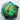 35mm Moving Eye D20 - Green Cyclops Eye (1) 
