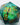 35mm Moving Eye D20 - Green Cyclops Eye (1) 