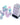 Chessex Dice: Luminary 16mm D6 (12) - Wisteria/White 