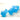 Chessex Dice: Mini 7-Die RPG Set - Frosted: Caribbean Blue/White 