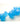 Chessex Dice: Mini 7-Die RPG Set - Frosted: Caribbean Blue/White 