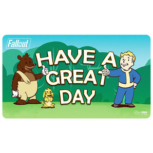 Fallout Playmat - Vault Boy Have a Great Day