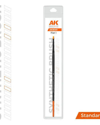 AKI Flat Brush: Synthetic No. 1