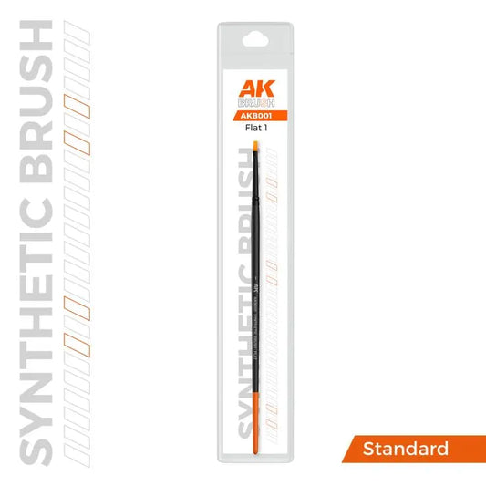 AKI Flat Brush: Synthetic No. 1