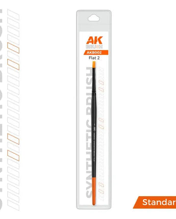 AKI Flat Brush: Synthetic No. 2