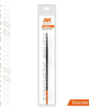 AKI Round Brush: Synthetic No. 4/0
