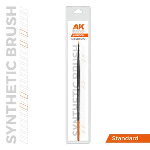 AKI Round Brush: Synthetic No. 2/0