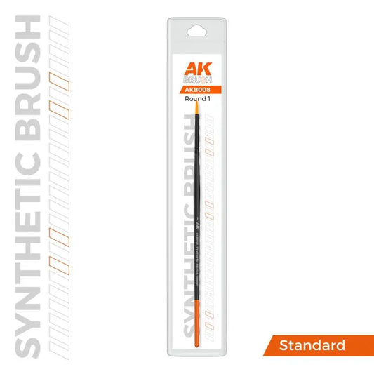 AKI Round Brush: Synthetic No. 1