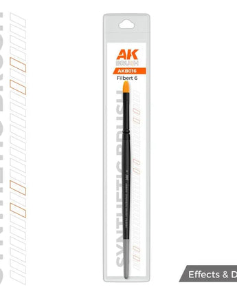 AKI Filbert Brush: Synthetic No. 6