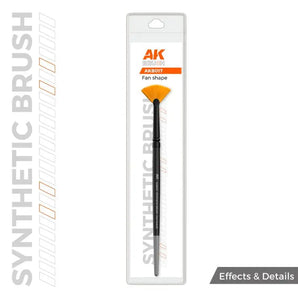 AKI Fan Shape Brush: Synthetic