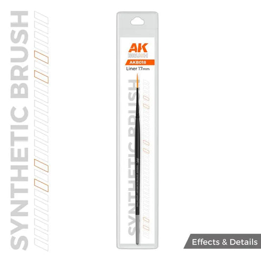 AKI Liner Brush: Synthetic 17mm