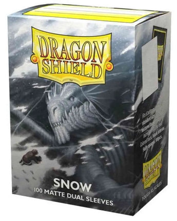 Dragon Shield 100ct Dual Matte - Snow 