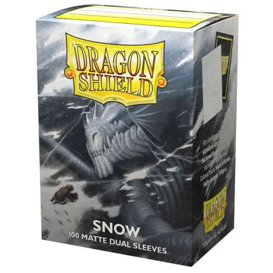 Dragon Shield 100ct Dual Matte - Snow 