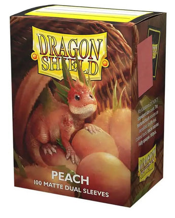 Dragon Shield 100ct Dual Matte - Peach 