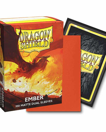 Dragon Shield 100ct Dual Matte - Ember 