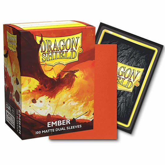 Dragon Shield 100ct Dual Matte - Ember 
