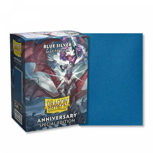 Dragon Shield 100ct Dual Matte - Cobalt Blue & Silver 