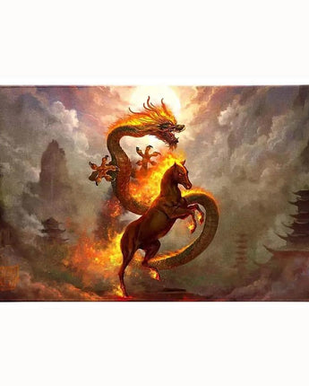 Dragon Shield Chinese New Year 2026 - Year of the Fire Horse w/ tube 