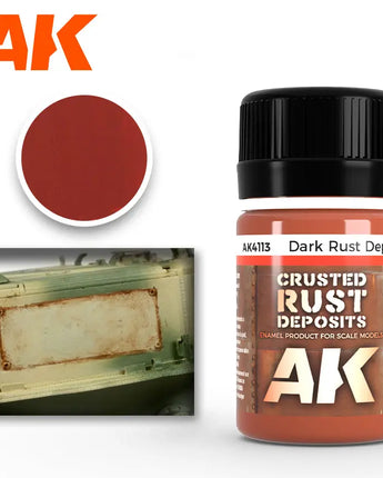 Dark Rust Crusted Deposits Enamel Effects 35ml 
