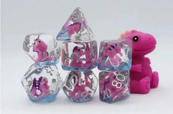 Foam Brain Inclusion Dice RPG Dice Set (7) - Ghost Spider
