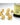Chessex Dice: Translucent 7-Die RPG Set - Yellow/White 