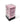 Chessex Dice: Opaque 16mm D6 (12) - Pastel Pink/Black 