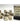 Chessex Dice: Special 16mm D6 (12) - Marble: Ivory/Black