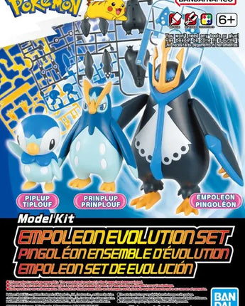 Pokemon Series: Empoleon Evolution Set (Snap) 
