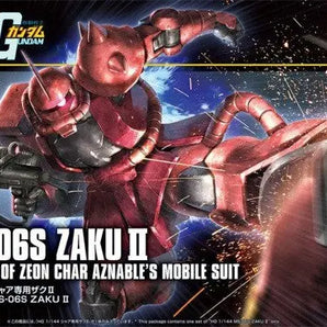 1/144 HG Universal Century Series: #234 MS06S Zaku II 