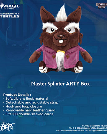 MTG TMNT ARTY Deck Box - Master Splinter 