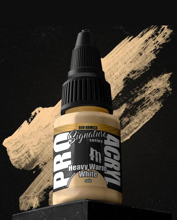 Pro Acryl: Ben Komets Series - Heavy Warm White (22ml) 