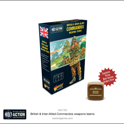 Bolt Action British & Inter-Allied Commandos weapons teams