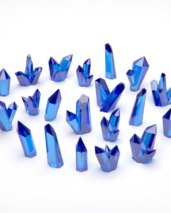 GSW: BLUE GLOW Resin Crystals - Large 