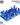 GSW: BLUE GLOW Resin Crystals - Large 