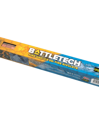 BattleTech: Battlemat Fire and Ice 05 Fire Rivulets 