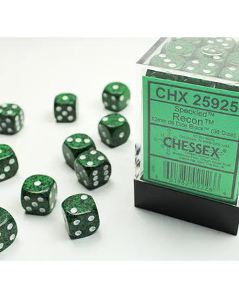 Chessex Dice: Speckled 12mm D6 (36) - Recon 