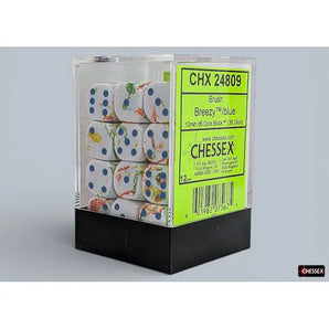 Chessex Dice: Brushed 12mm D6 (36) - Breezy 
